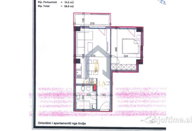Shtepi ne shitje 1+1 ne Tirane - 106,795 Euro