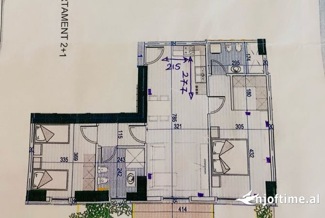 Apartment for rent in Tirana 2+1, Furnished