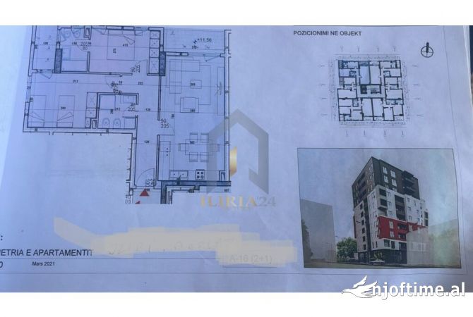 Shtepi ne shitje 2+1 ne Tirane - 159,040 Euro