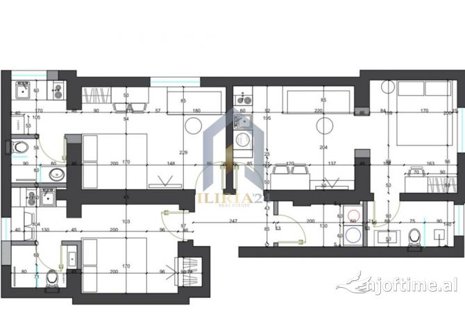 Shtepi ne shitje Apartament ne Tirane, 3+1, Mobilimi E mobiluar, Pagesa 250,000  Euro.