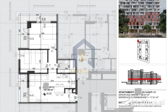 Shtepi ne shitje 2+1 ne Tirane - 140,296 Euro