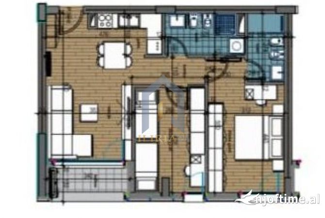 Shtepi ne shitje Apartament ne Tirane, 2+1, Mobilimi E mobiluar, Pagesa 230,000  Euro.