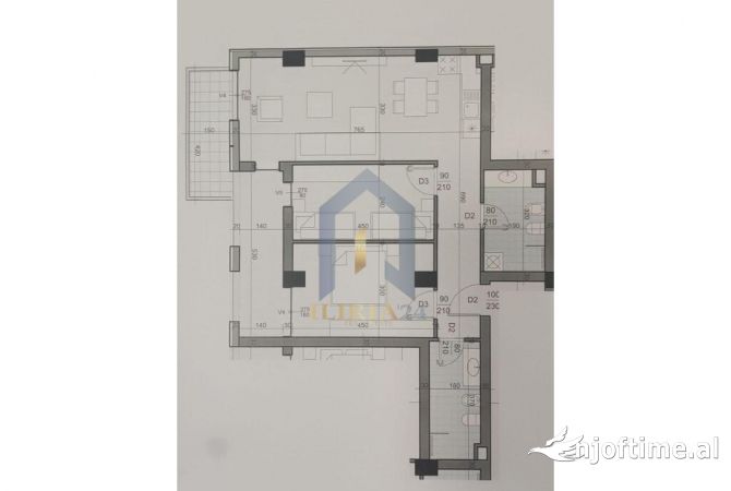 Shtepi ne shitje 2+1 ne Tirane - 176,000 Euro