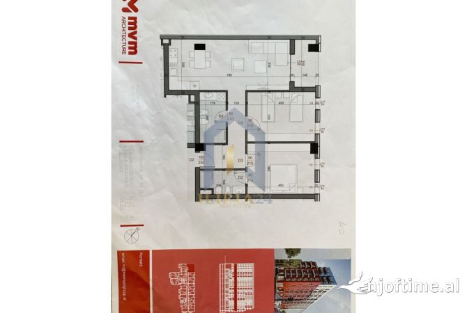 Shtepi ne shitje Apartament ne Tirane, 2+1, Mobilimi Bosh, pa mobiluar, Pagesa 174,900  Euro.