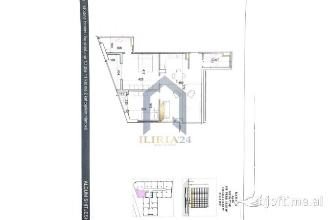 Shtepi ne shitje 2+1 ne Tirane - 184,800 Euro