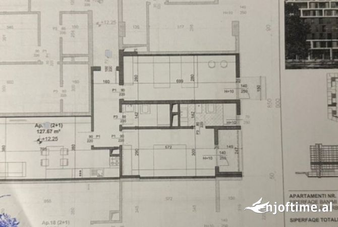 Shtepi ne shitje 2+1 ne Tirane - 180,000 Euro