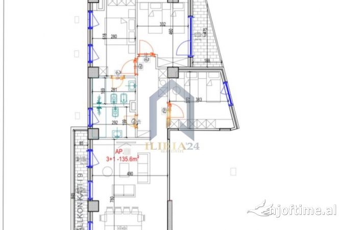 Shtepi ne shitje 3+1 ne Tirane - 234,030 Euro