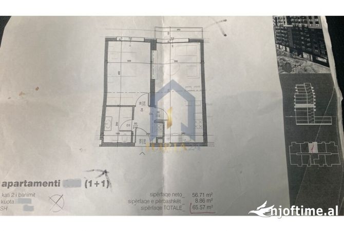 Shtepi ne shitje 1+1 ne Tirane - 98,355 Euro