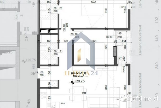 Shtepi ne shitje 2+1 ne Tirane - 156,000 Euro
