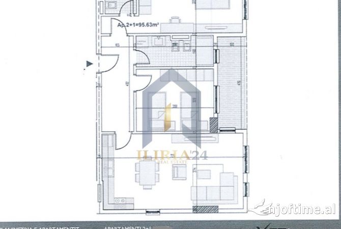 Shtepi ne shitje 2+1 ne Tirane - 113,301 Euro