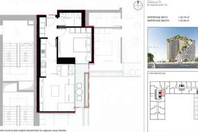 Shtepi ne shitje 1+1 ne Tirane - 175,927 Euro