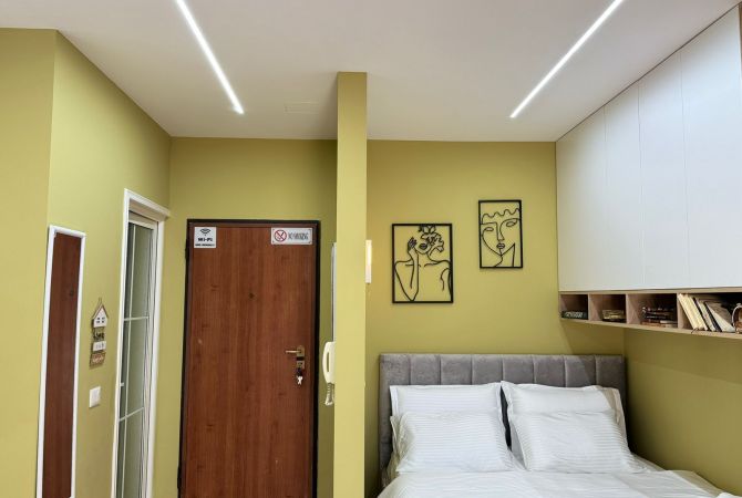 Shtepi me qera Apartament ne Tirane, Garsoniere, Mobilimi E mobiluar, Pagesa 500  Euro.