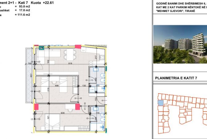 Shtepi ne shitje 2+1 ne Tirane - 111,600 Euro
