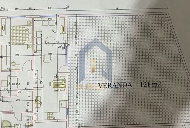 Shtepi ne shitje 1+1 ne Tirane - 135,000 Euro