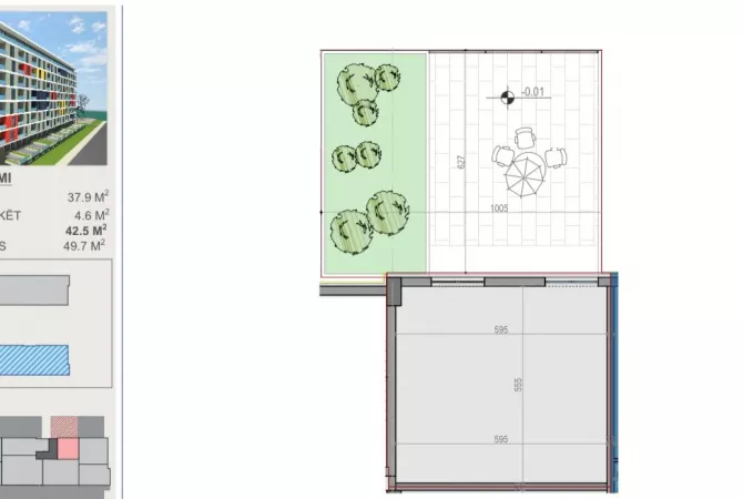 Ambient biznesi me qera 1+1 ne Tirane - 500 Euro