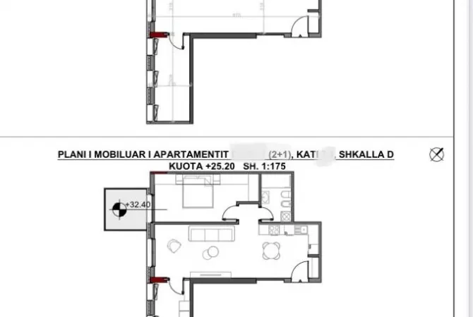 Shtepi ne shitje 2+1 ne Tirane - 146,250 Euro