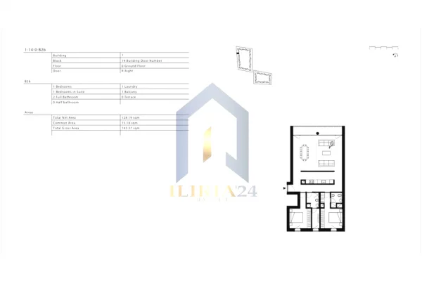House for Sale 2+1 in Tirana - 250,897 Euro