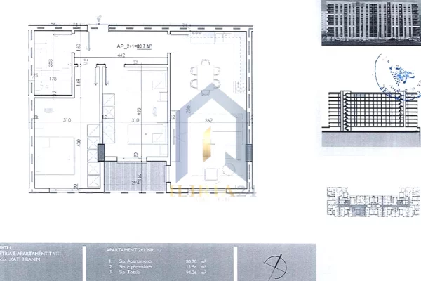 Shtepi ne shitje 2+1 ne Tirane - 75,400 Euro