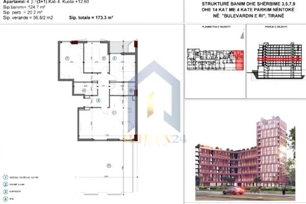 Shtepi ne shitje 3+1 ne Tirane - 382,750 Euro
