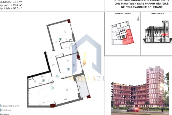 Shtepi ne shitje 2+1 ne Tirane - 240,000 Euro