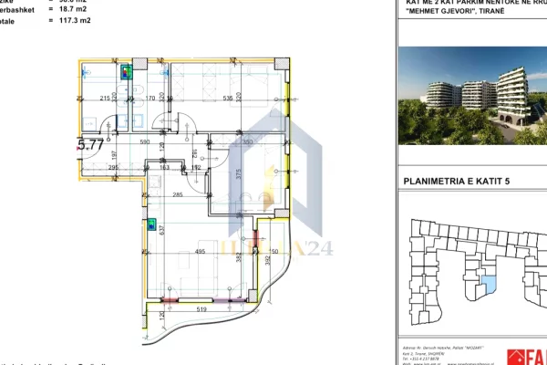 House for Sale 2+1 in Tirana - 145,452 Euro