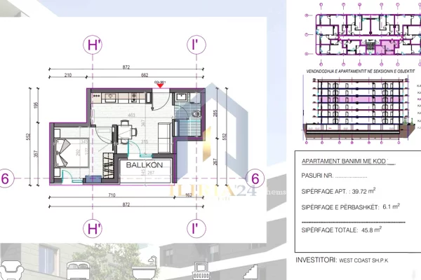 Shtepi ne shitje 1+1 ne Durres - 54,960 Euro
