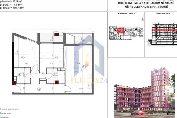 Shtepi ne shitje 2+1 ne Tirane - 256,659 Euro