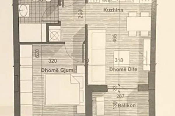 Shtepi ne shitje 1+1 ne Tirane - 67,000 Euro