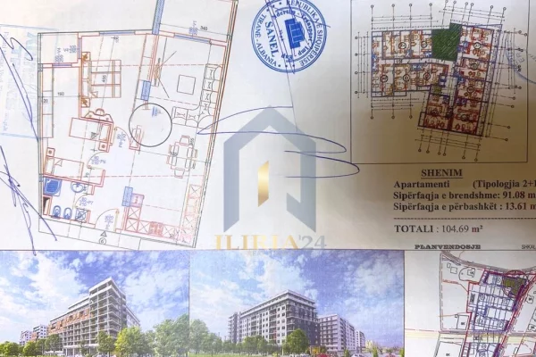 Shtepi ne shitje 2+1 ne Tirane - 105,000 Euro