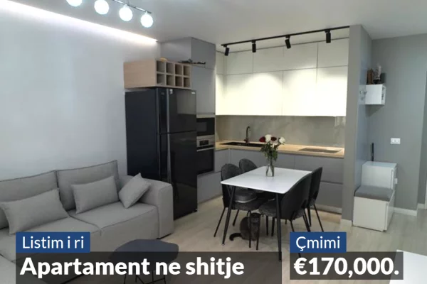 Shtepi ne shitje 1+1 ne Tirane - 170,000 Euro
