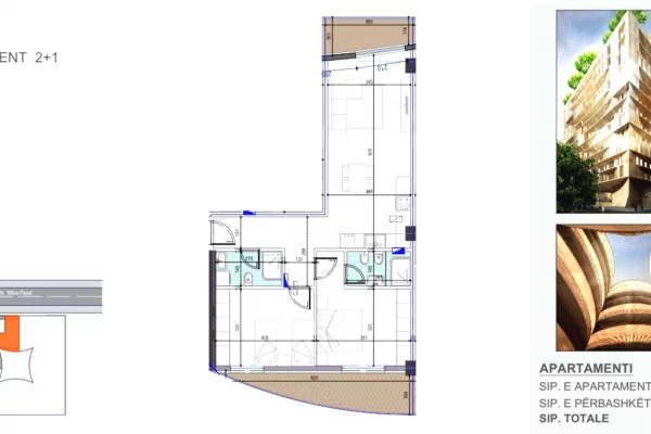 Apartament 2+1 per shitje tek "Mine Peza" Residence