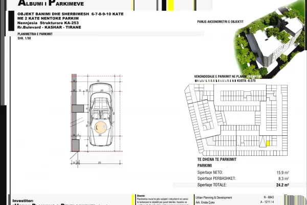 Opsione parkimi per shitje "Urban Gate" Astir