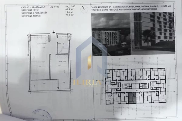 House for Sale 1+1 in Tirana - 83,050 Euro