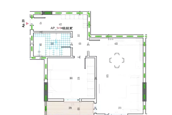 Apartament 1+1 per shitje ne "KAMEZ"