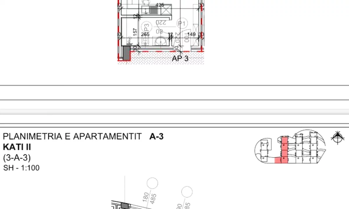 Duplex (casa a 2 piani) in vendita a Tirana 2+1, Vuoto