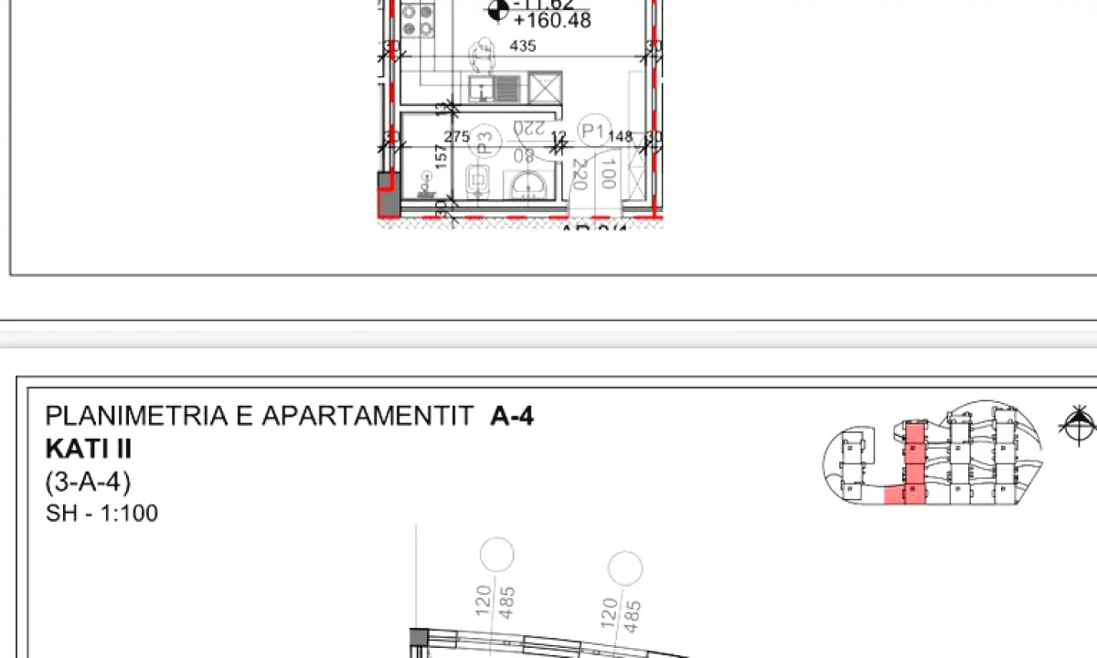 Duplex (casa a 2 piani) in vendita a Tirana 2+1, Vuoto