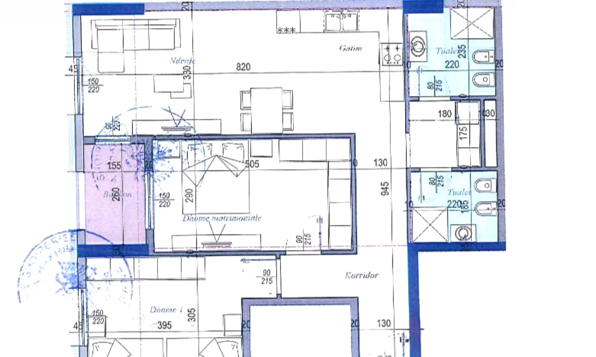 Appartamento in vendita a Tirana 2+1, Vuoto