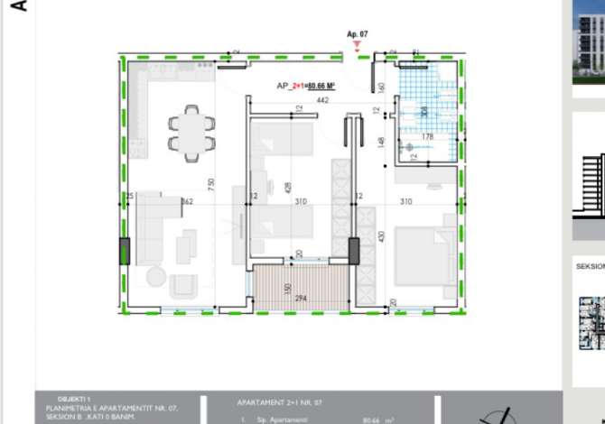 Shtepi ne shitje 2+1 ne Tirane - 80,121 Euro