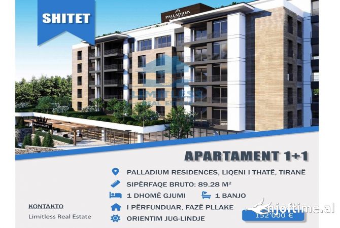 Shtepi ne shitje 1+1 ne Tirane - 152,000 Euro