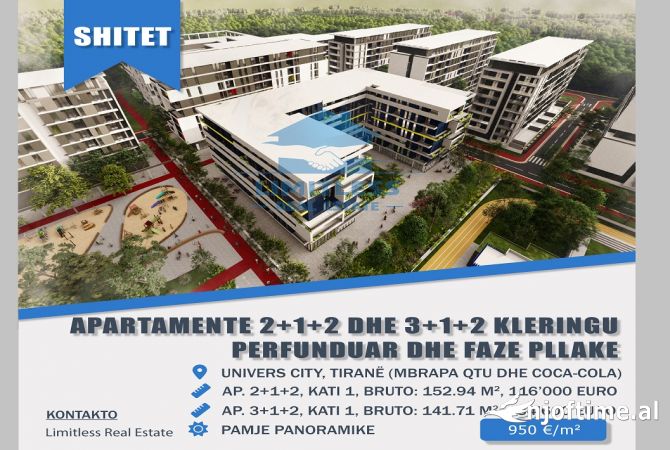 Shtepi ne shitje 2+1 ne Tirane - 116,000 Euro