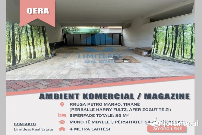 Ambient biznesi me qera 4+1 ne Tirane - 30,000 Leke