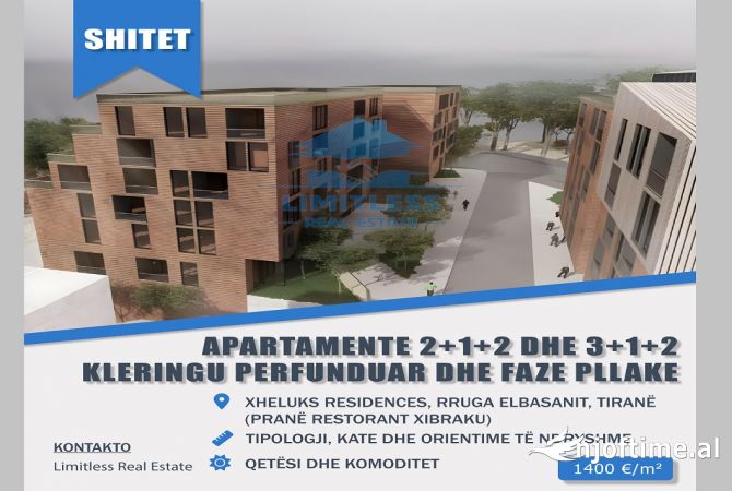Shtepi ne shitje 2+1 ne Tirane - 154,950 Euro