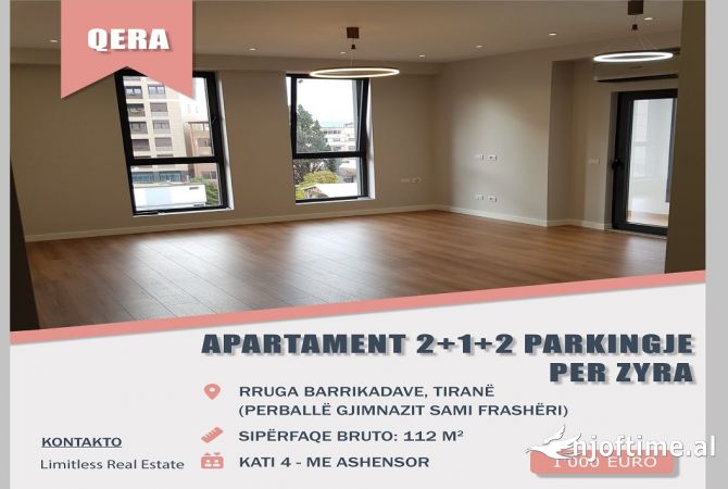 Ambient biznesi me qera 3+1 ne Tirane - 1,000 Euro