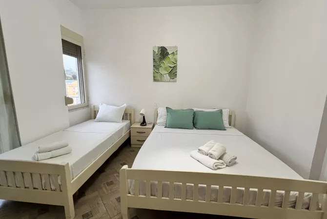 Apartment for rent in Durres 1+1, Furnished