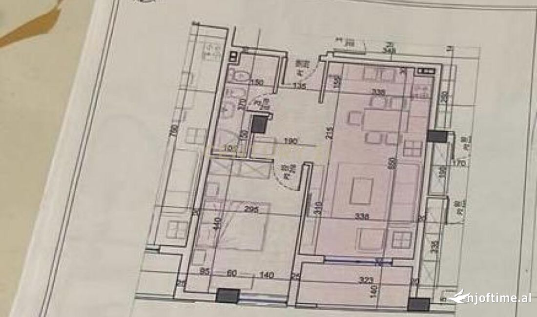 Shtepi ne shitje Apartament ne Tirane, 1+1, Mobilimi Bosh, pa mobiluar, Pagesa 118,000  Euro.