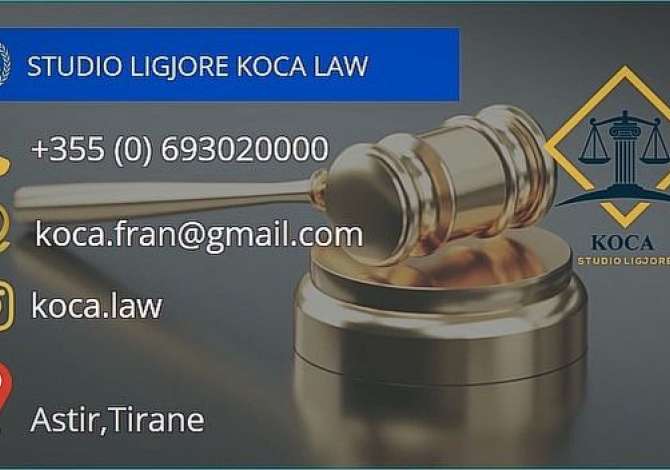 Sherbime Juridike  ne Tirane - 35,000 Leke