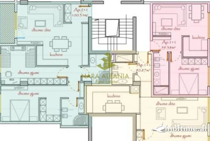 Shtepi ne shitje Apartament ne Tirane, 5+1, Mobilimi Bosh, pa mobiluar, Pagesa 420,000  Euro.