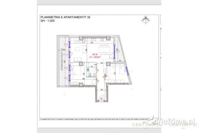 Shtepi ne shitje 2+1 ne Tirane - 217,000 Euro