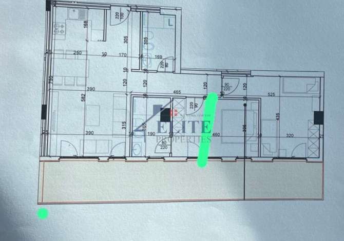 Shtepi ne shitje Apartament ne Tirane, 2+1, Mobilimi Bosh, pa mobiluar, Pagesa 177,335  Euro.