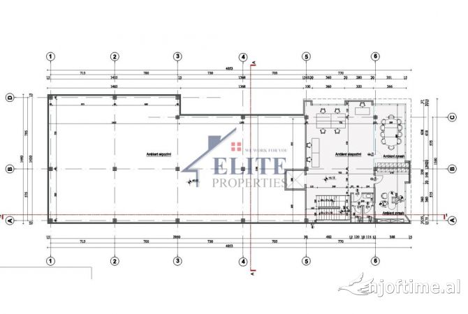 Ambient biznesi me qera 4+1 ne Tirane - 4,500 Euro